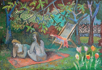 «Відпочивають в саду», 1980-і