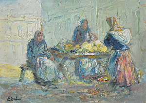 “Уличные торговки”, 1930-е