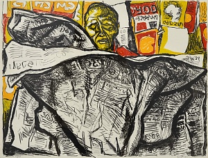  — «Чоловік, що читає газету», 1966