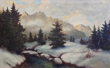 «Зимовий пейзаж», 1940-ті