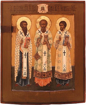 Три Святителя: Василий, Григорий и Иоанн. Север России. Первая половина 19 в.