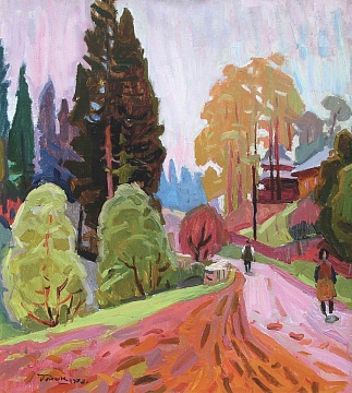 «Пейзаж с дорогой», 1978 г.