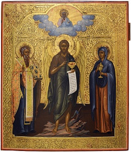 Обрані святі (священномученик Антипа, Іван Предтеча і Свята рівнопрестольна Марія Магдалина)