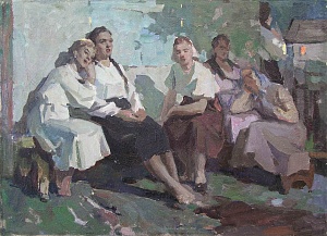 «Лунно-звездно» (эскиз картины), 1950-е гг.
