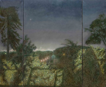 Триптих «Ночной пейзаж с Московским мостом», 2009