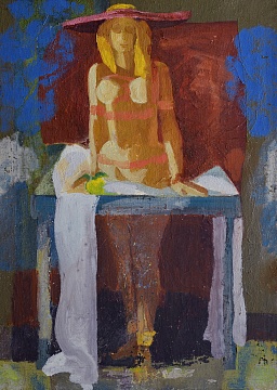 «Дівчина у капелюсі», 1987