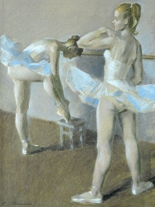 «Балерины перед спектаклем», 1983