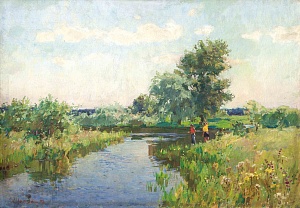 «Юные рыбаки», 1957