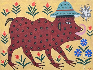 «Ящірка изловила овода», 1992