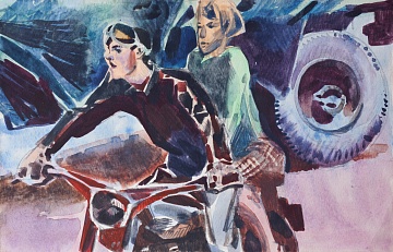 «На мотоциклі», 1970-ті