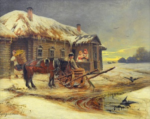 “На рассвете”, 1887